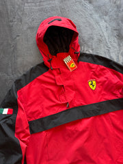 (L) Ferrari Y2K Official Licensed Racing Jacket мъжко яке тип анорак (Ново)