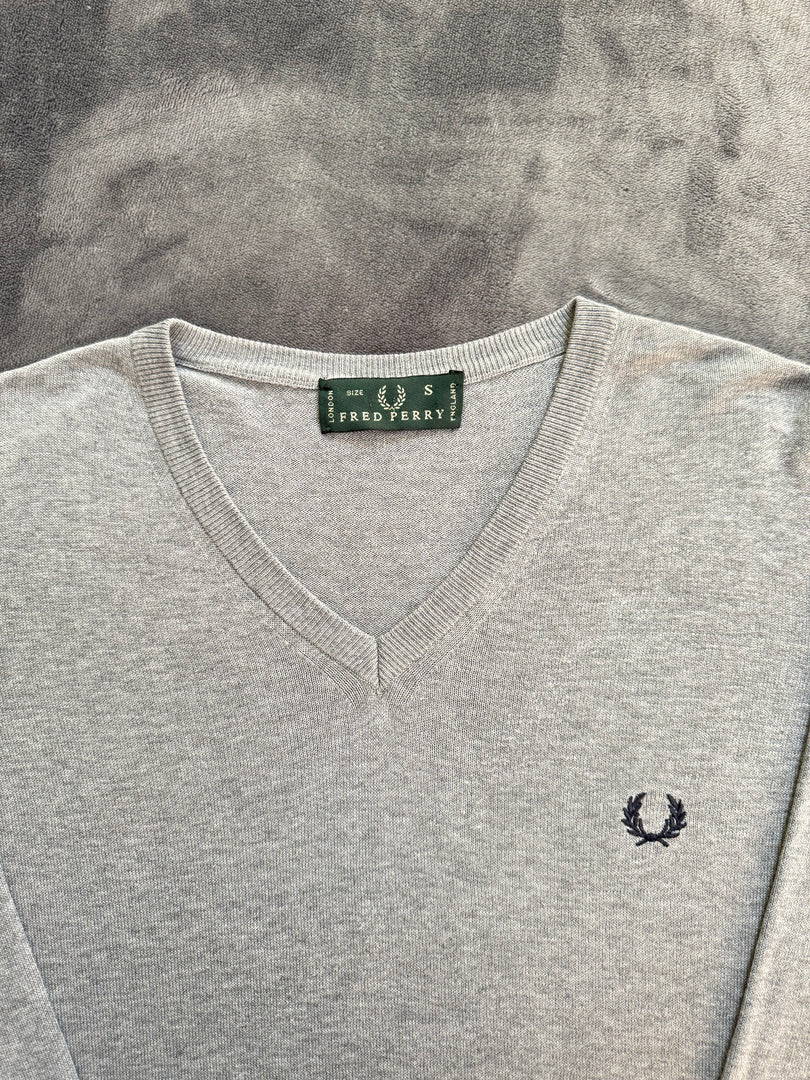 (S) Fred Perry Cotton Sweater