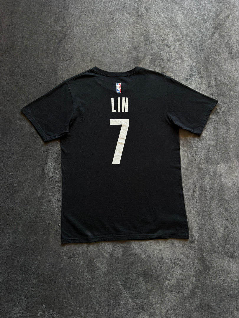 (S) Adidas Brooklyn Nets Jeremy Lin #7 мъжка тениска