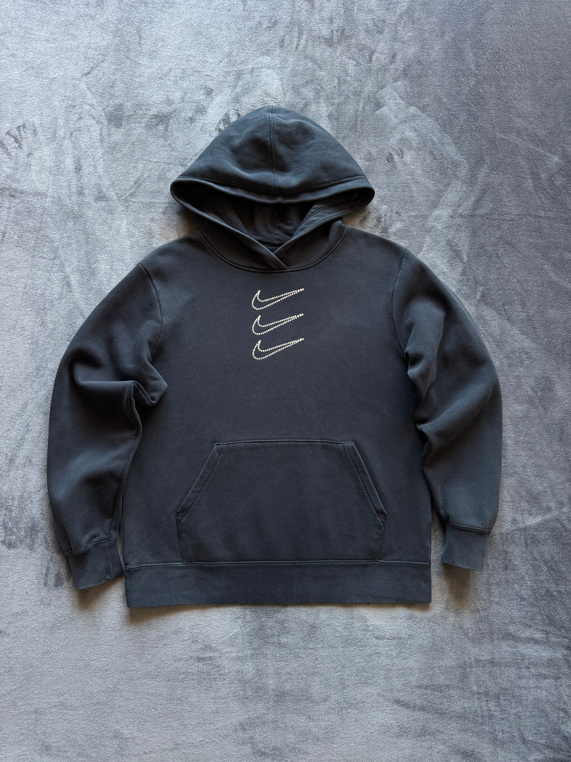 (ДАМСКО) (S) Nike дамски суичър (избеляване / дупчица)
