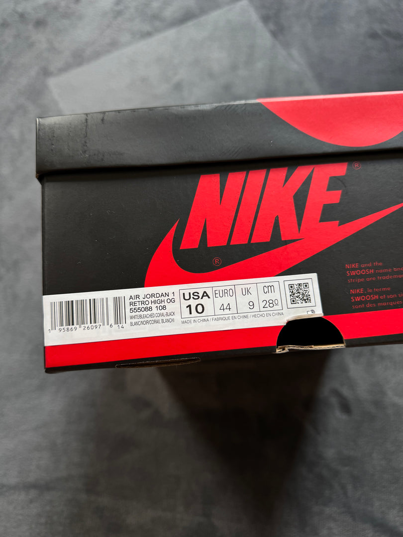 (41-45) Air Jordan 1 Retro High “Bleached Coral” (44 номер с кутия / останалите нямат кутия)