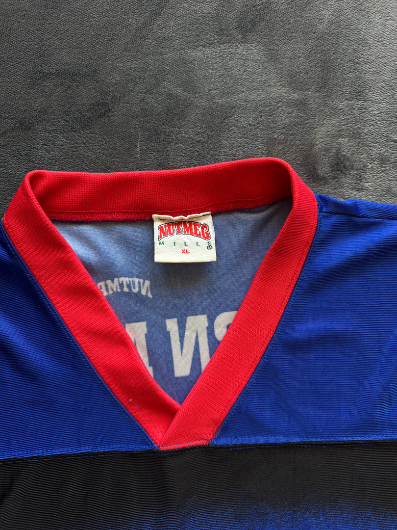 (XL) Nutmeg 90s Bayern Munchen мъжка винтидж тениска от 90те