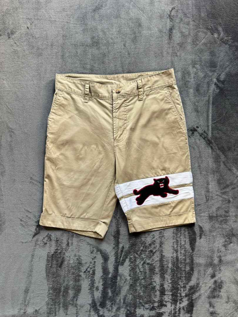 (S) Gucci Tiger Bermuda Chino Shorts
