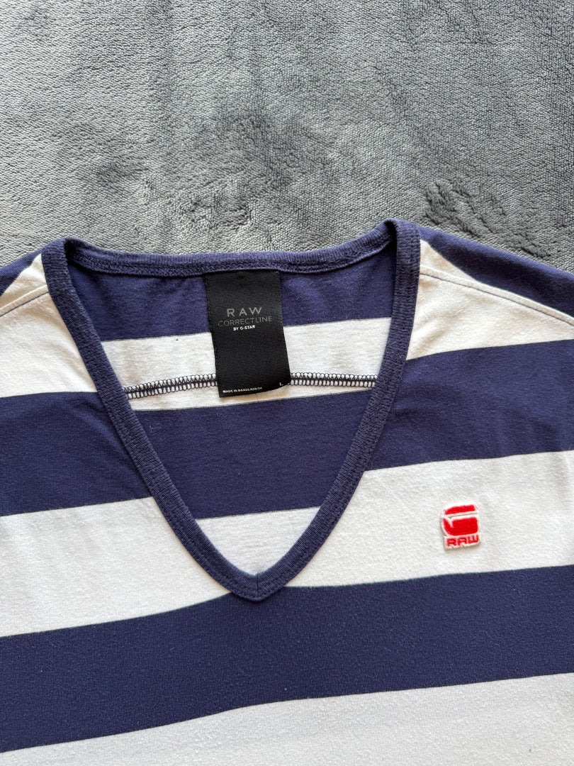 (L) G-Star RAW мъжка тениска тениска (ЛЕКО ИЗБЕЛЯВАНЕ)