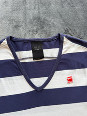 (L) G-Star RAW мъжка тениска тениска (ЛЕКО ИЗБЕЛЯВАНЕ)