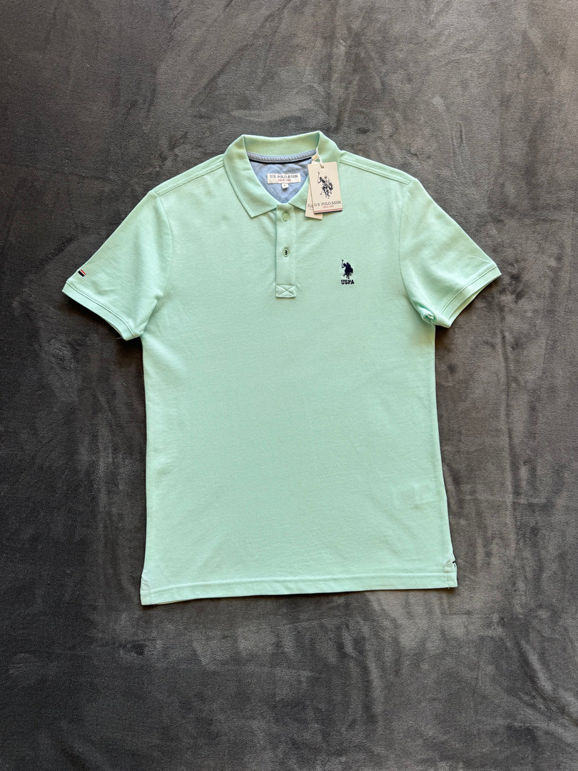 (НОВО) (S) U.S Polo Assn. мъжка поло тениска (НЯМА ЗАБЕЛЕЖКИ)