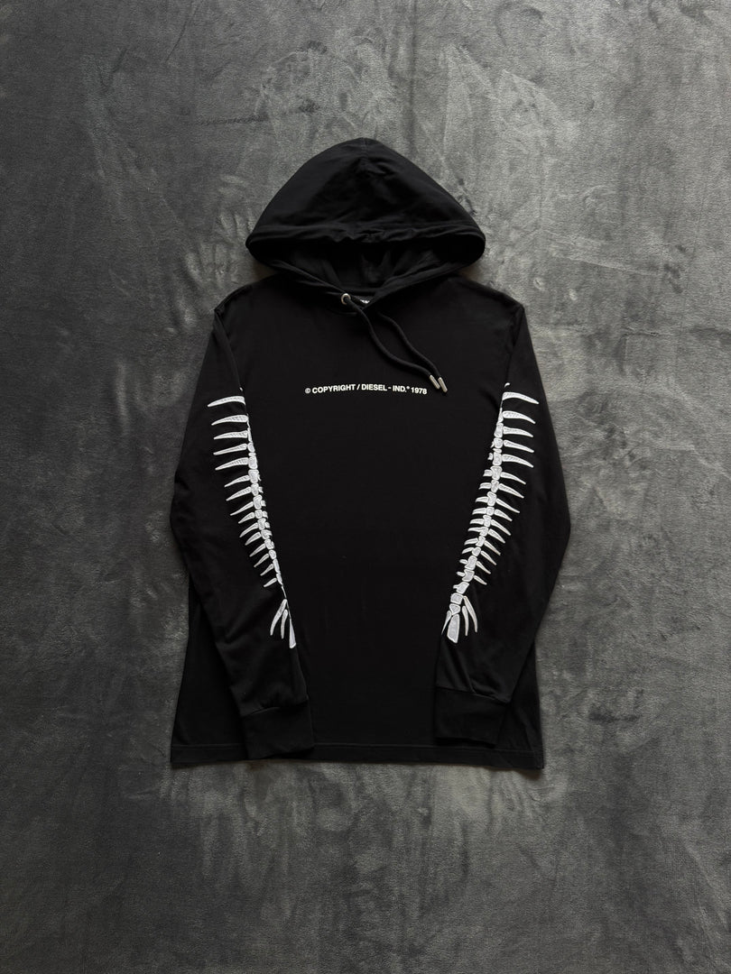 (S) Diesel мъжки тънък суичър бродерия