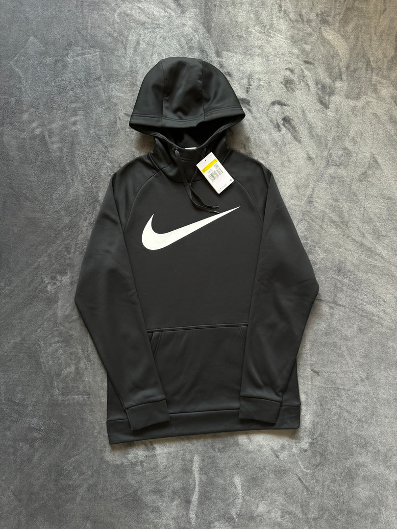 (L) Nike Swoosh Therma Fit Fleece Hoodie