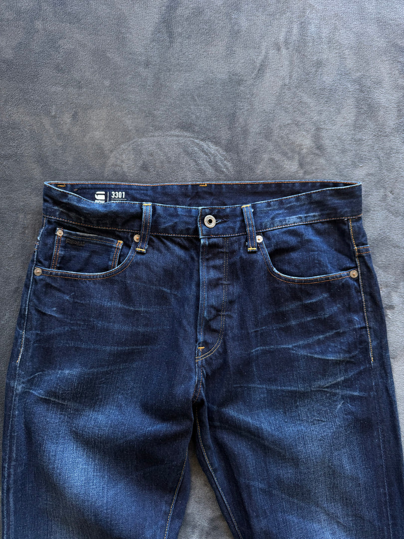 (M) G-Star RAW 3301 Tapered мъжки дънки / долнище (W32 / L32)
