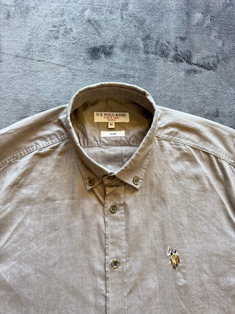 (M) U.S Polo Assn. USPA мъжка риза (петна)