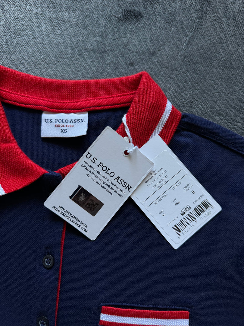 (ДАМСКО) (XS) U.S Polo Assn. USPA Polo Shirt