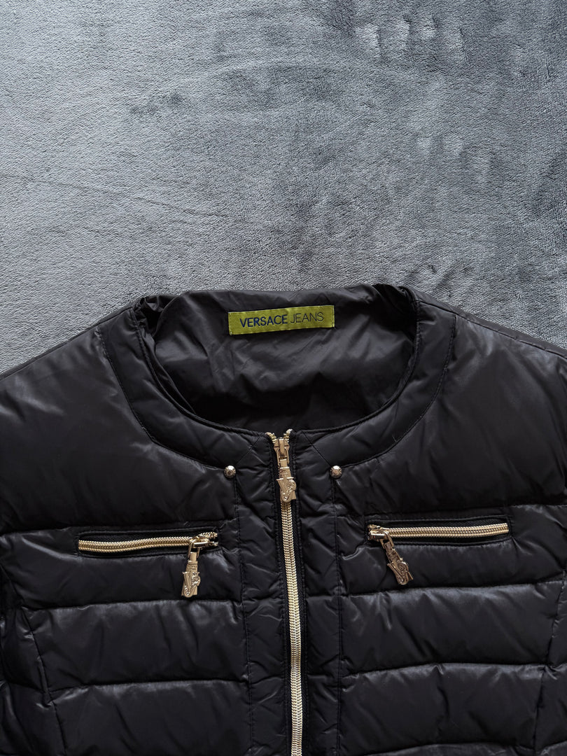 (ДАМСКО) (M) Versace Jeans дамско яке с пълнеж от гъши пух (липсва коланът за кръста)