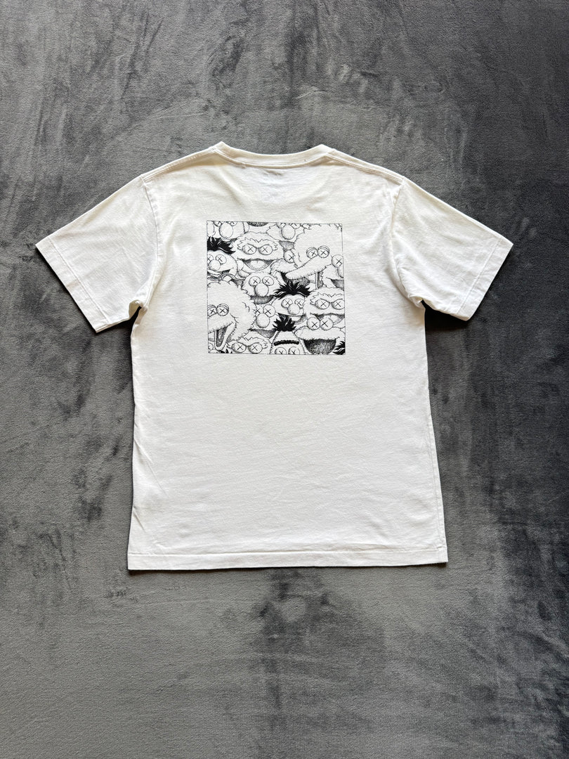 (S) KAWS × Uniqlo UT × Sesame Street мъжка тениска