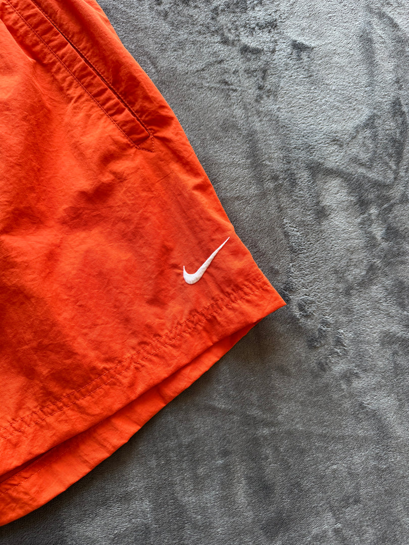 (L) Nike винтидж мъжки шушлекови шорти (модел от 90те години)