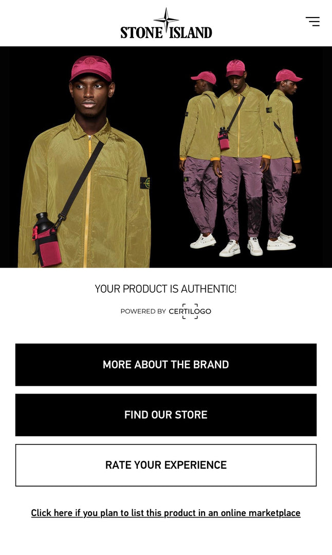 (M) Stone Island Slim Fit мъжка поло тениска