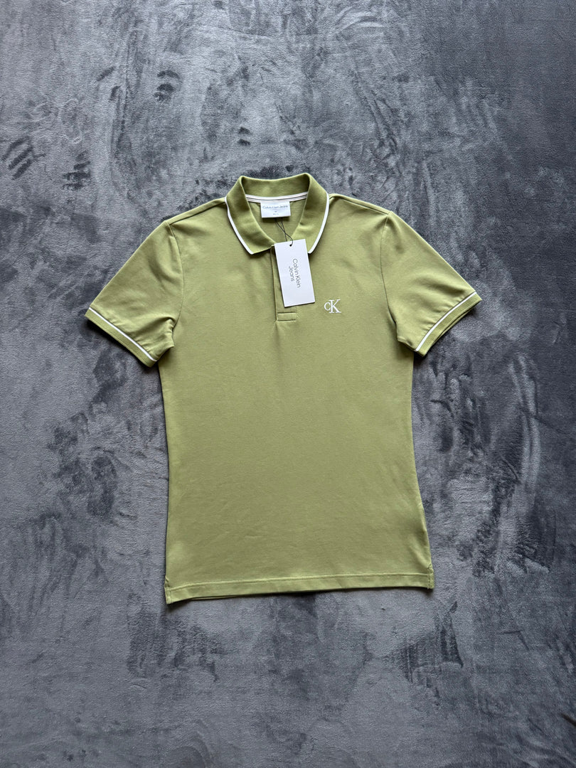 (M) Calvin Klein Slim Fit мъжка поло тениска (ново)