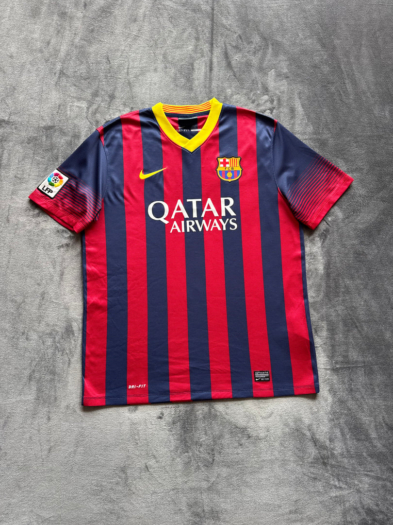 (L) Nike x FCB Dri Fit мъжка тениска