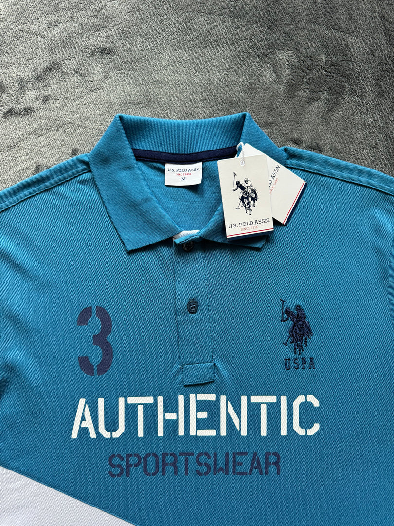 (M/L/XL/3XL) U.S Polo Assn. USPA Polo Shirt