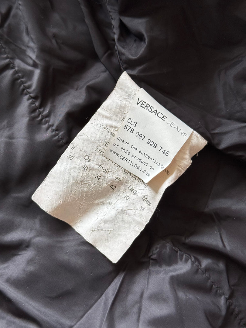 (ДАМСКО) (M) Versace Jeans дамско яке с пълнеж от гъши пух (липсва коланът за кръста)