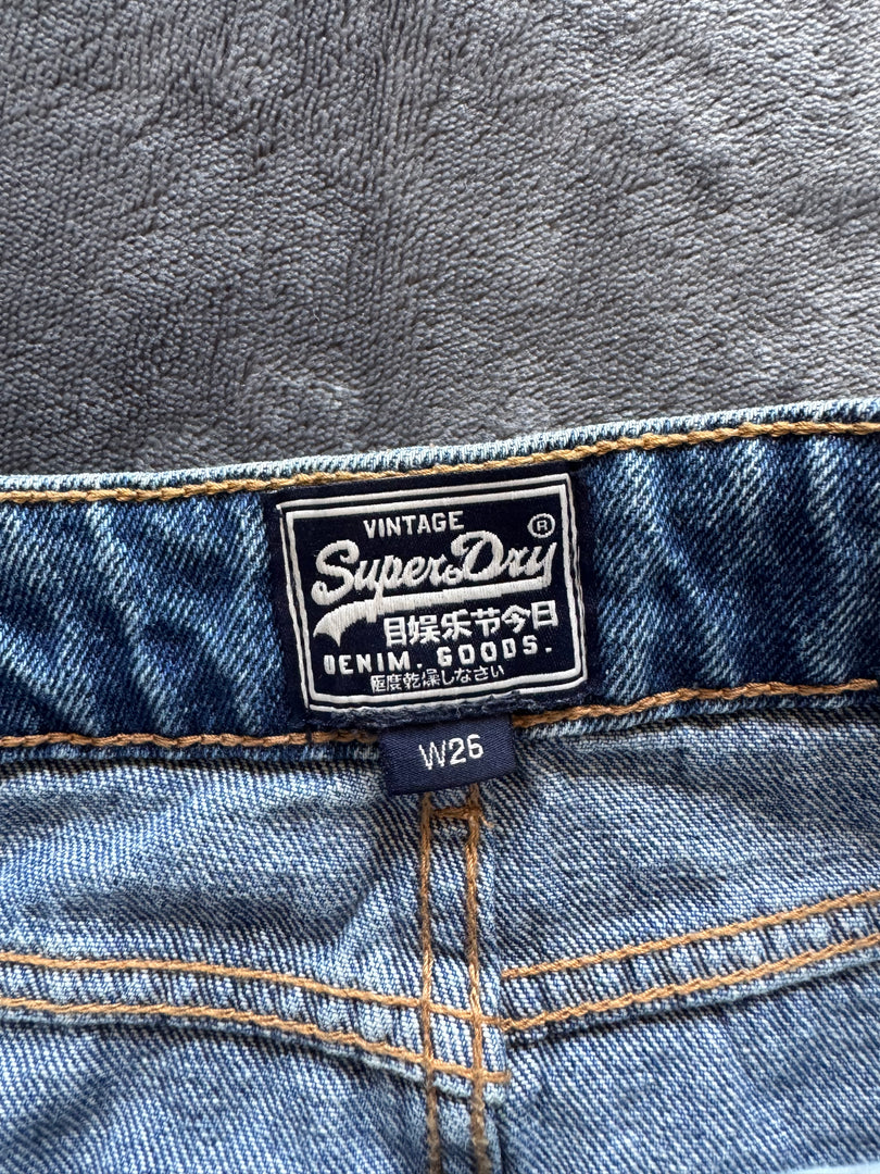 (ДАМСКО) (XS) Superdry дамска дънкова пола