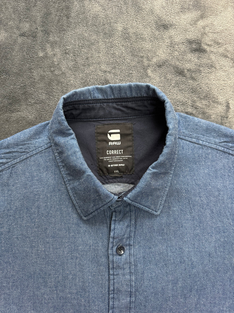 (XXL) G-Star RAW Denim Slim Fit Shirt