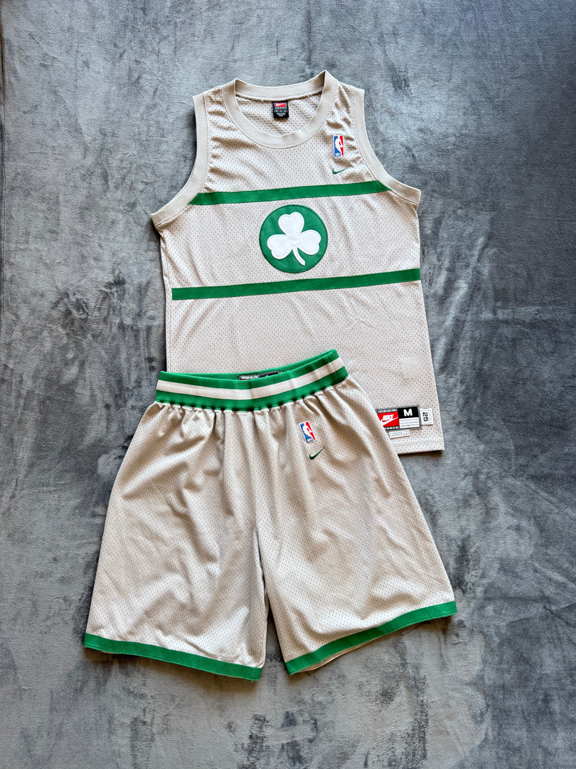 Nike x NBA Paul Pierce 34 Celtics мъжки баскетболен екип (горно М-ка / долно L-ка) (Length +2)