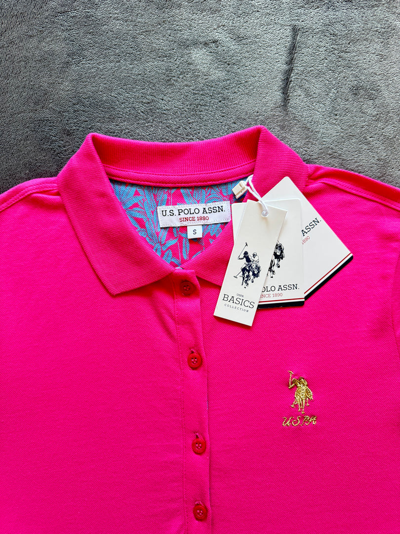 (ДАМСКО) (S) U.S Polo Assn. USPA Polo Shirt