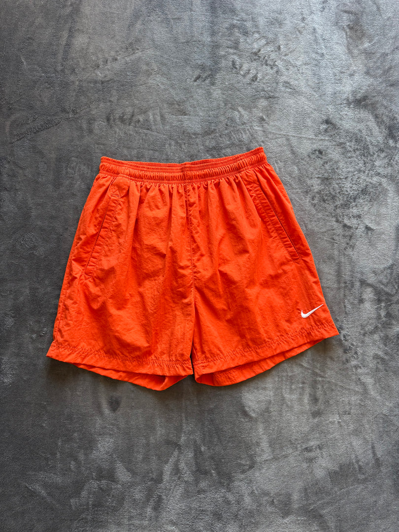 (L) Nike винтидж мъжки шушлекови шорти (модел от 90те години)