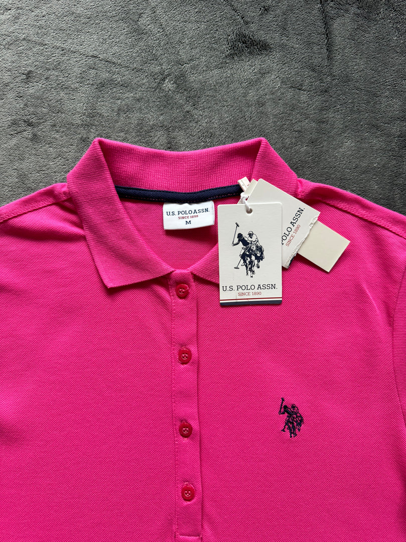 (M) (ДАМСКО) U.S Polo Assn. USPA Polo Shirt