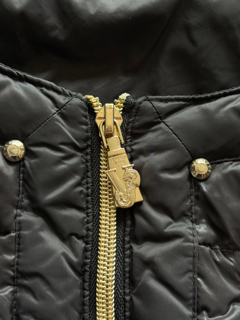 (ДАМСКО) (M) Versace Jeans дамско яке с пълнеж от гъши пух (липсва коланът за кръста)