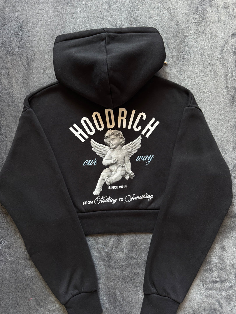 (ДАМСКО) (XS) Hoodrich Glow Cropped Hoodie