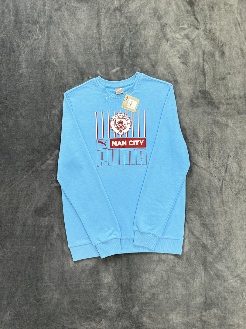 (M) Puma x Manchester City Crewneck