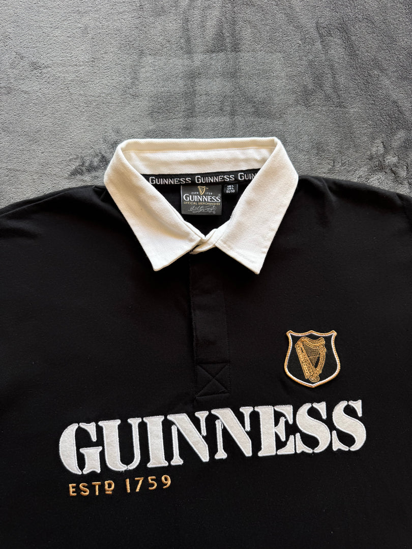 (XL) Guinness мъжка поло тениска
