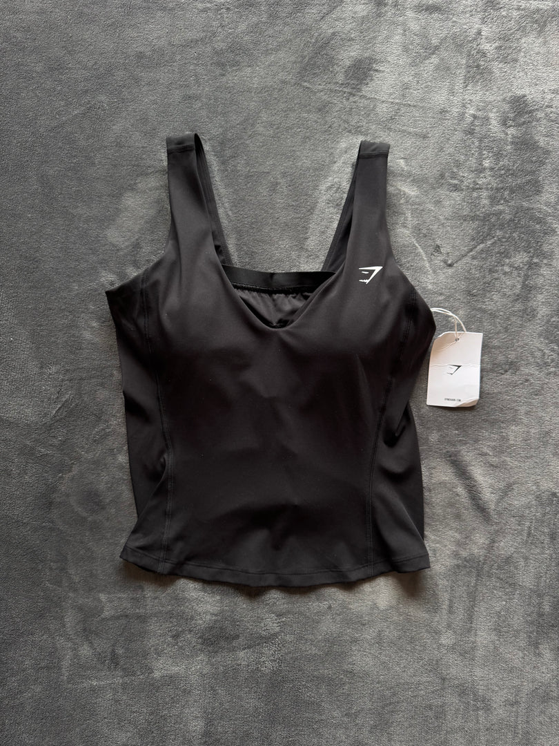 (ДАМСКО) (M) Gymshark дамски потник с подплънки  (Ново)
