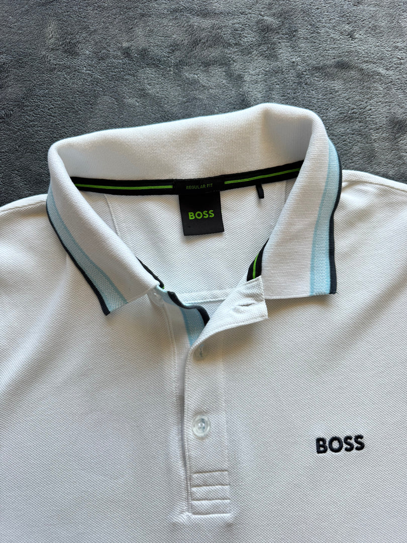 (M) Hugo Boss Slim Fit мъжка поло тениска