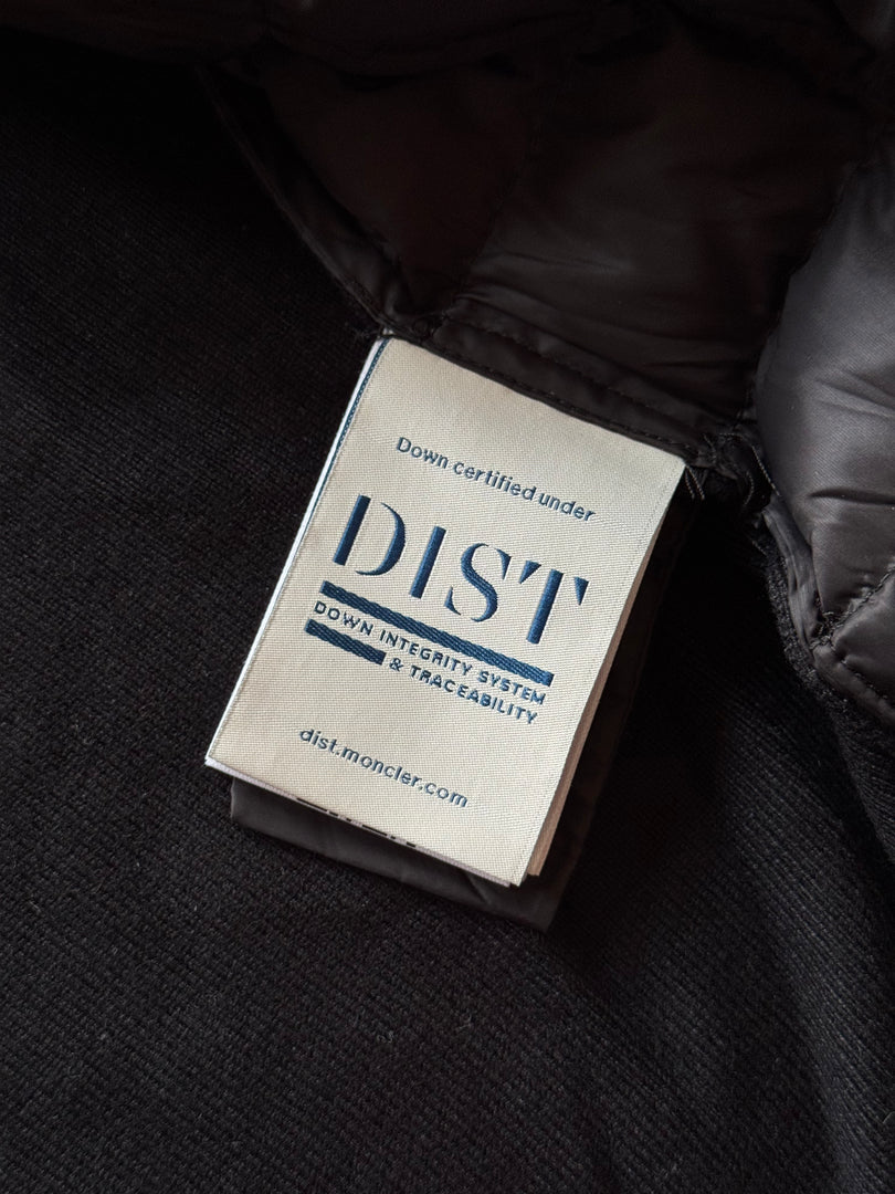 (S) Moncler Cobalt Guibotto мъжко автентично хибридно яке от вълна и пълнеж от гъши пух (размер 3 по етикет) (ново липсва етикет)