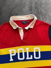 (ЗАБЕЛЕЖКИ) (XXL) Ralph Lauren POLO  мъжка поло тениска  (пожълтяла яка)