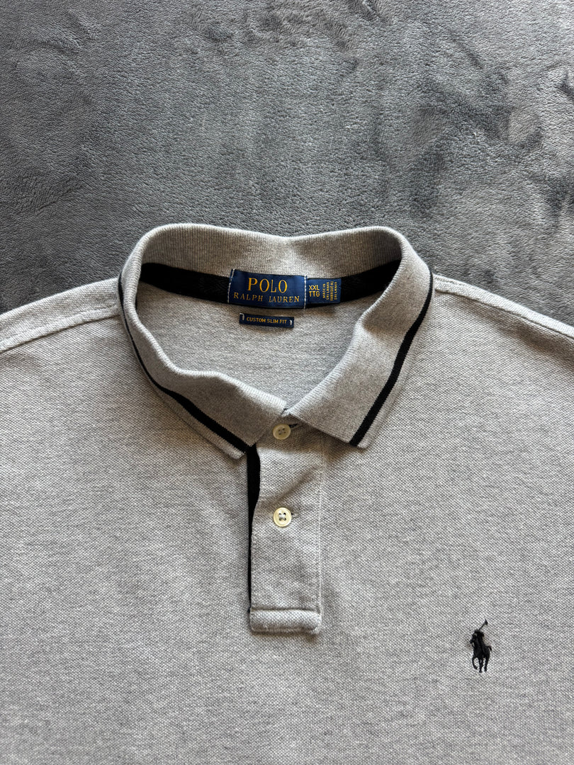 (XXL) Ralph Lauren Slim Fit мъжка поло тениска (може да стане и за XL)