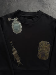 (ДАМСКО) (M) Maison Margiela MM6 дамска блуза (леко напукан принт)