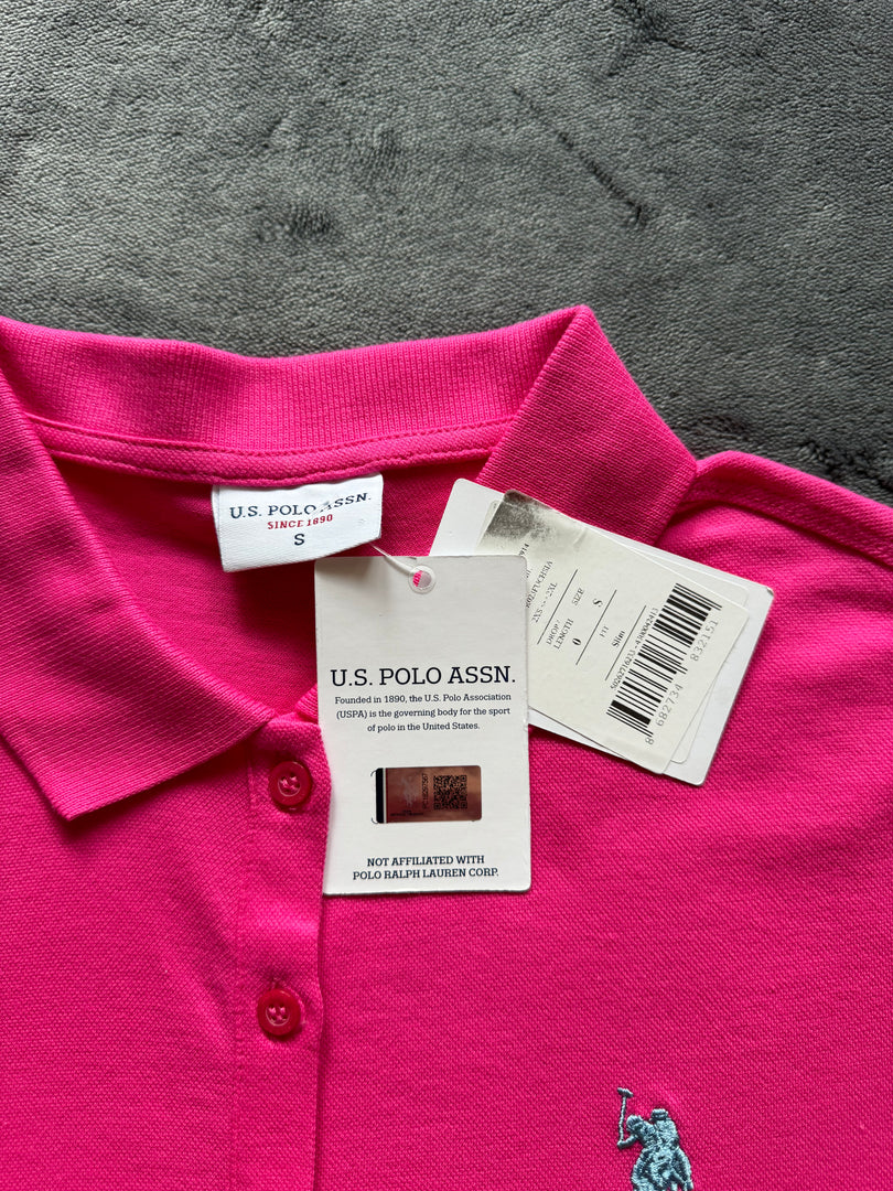 (S) (ДАМСКО) U.S Polo Assn. USPA Polo Shirt