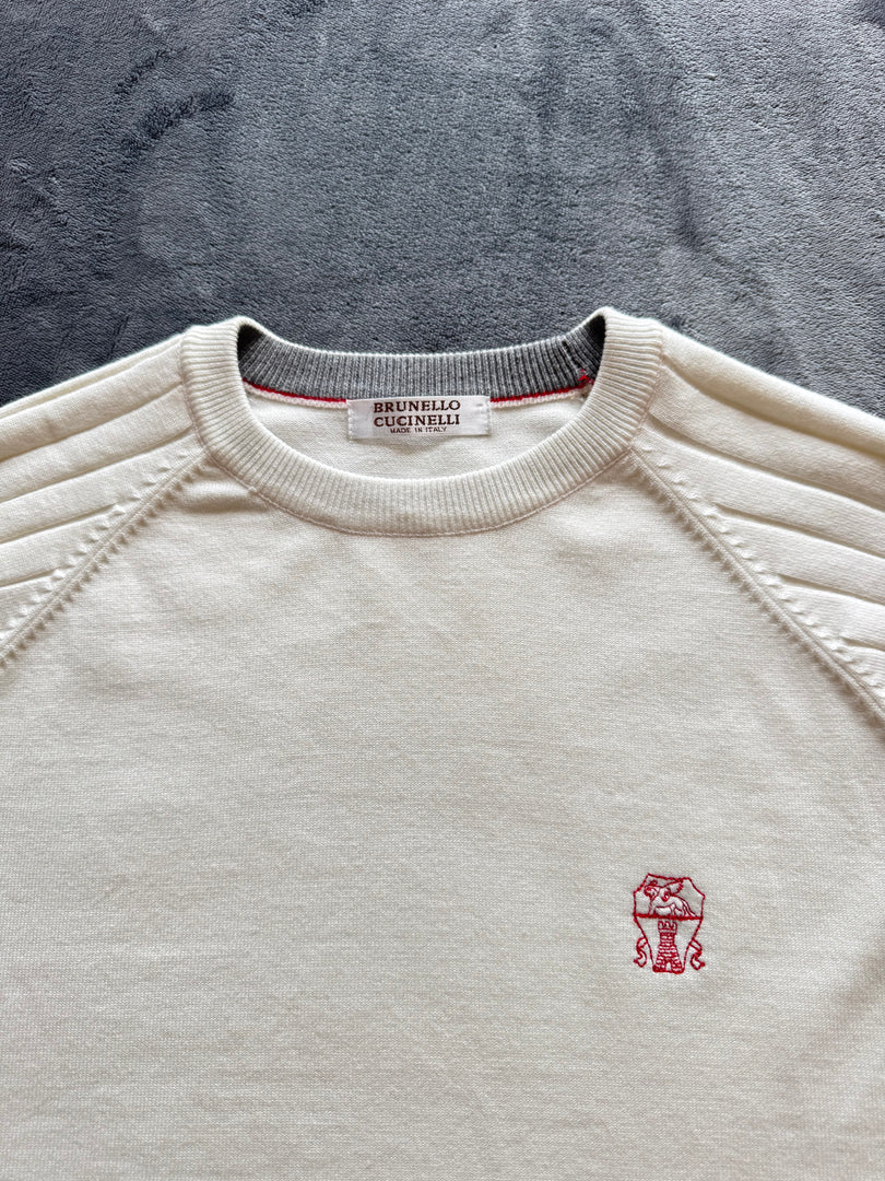 (L) Brunello Cocinelli мъжки автентичен пуловер (по етикет XL,но отговаря на L размер)