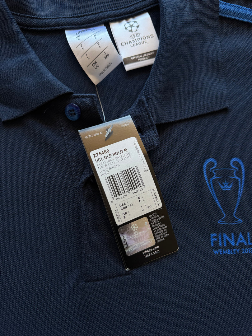 (НОВО) (L) Adidas x Wembley 2013 мъжка поло тениска