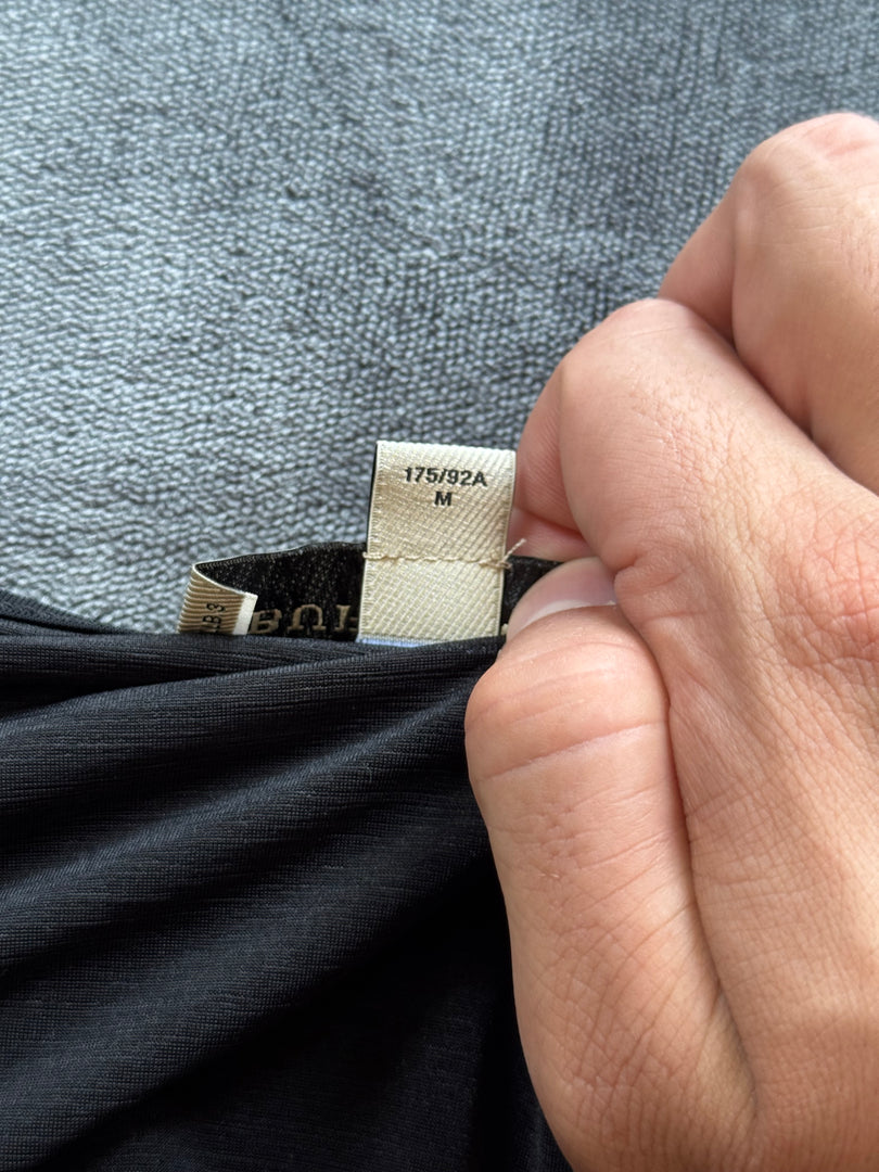 (ДАМСКО) (M) Burberry Black Ruched Pencil Top