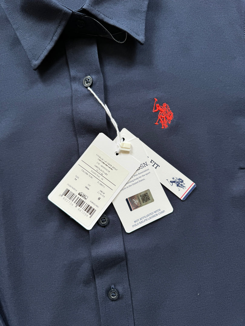 (ДАМСКО) (S) U.S Polo Assn. USPA Slim Fit Shirt