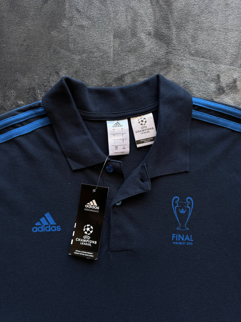 (НОВО) (L) Adidas x Wembley 2013 мъжка поло тениска