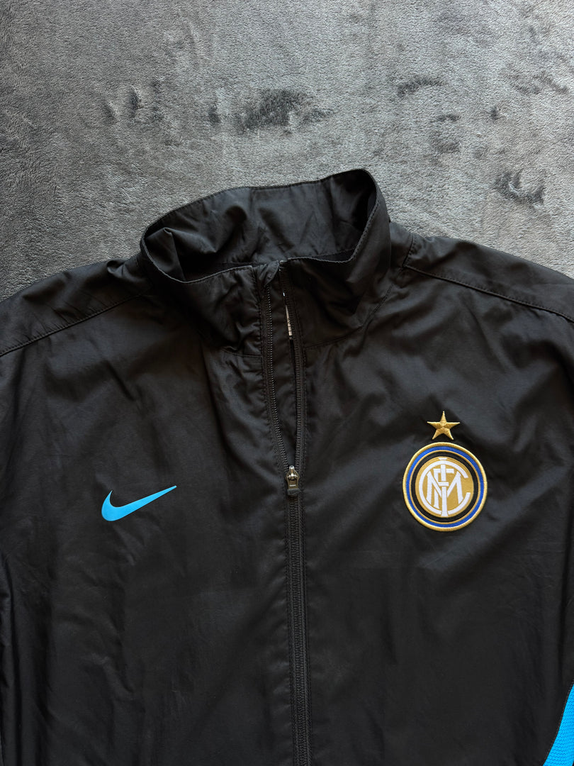 (ЗАБЕЛЕЖКА) (L) Nike Inter мъжка ветровка / горнище (счупена дръжка цип)