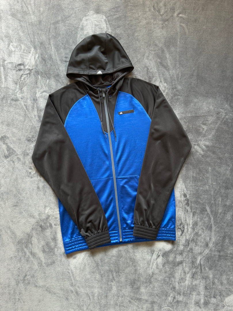 (L) Adidas Basketball Zip Up Hoodie