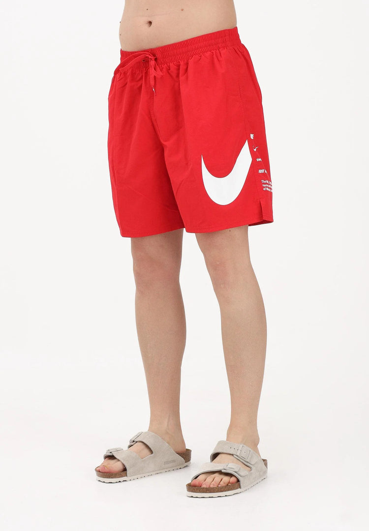 (НОВО) (S/M/L/XL) Nike Swoosh Specs 7 мъжки плувни шорти (NESSG574 код на артикула)