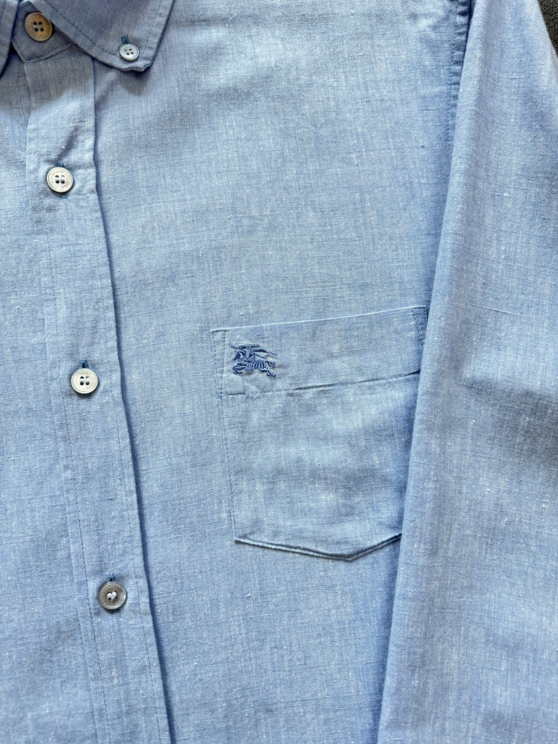 (XS) Burbеrry Brit Cotton/Linen Shirt