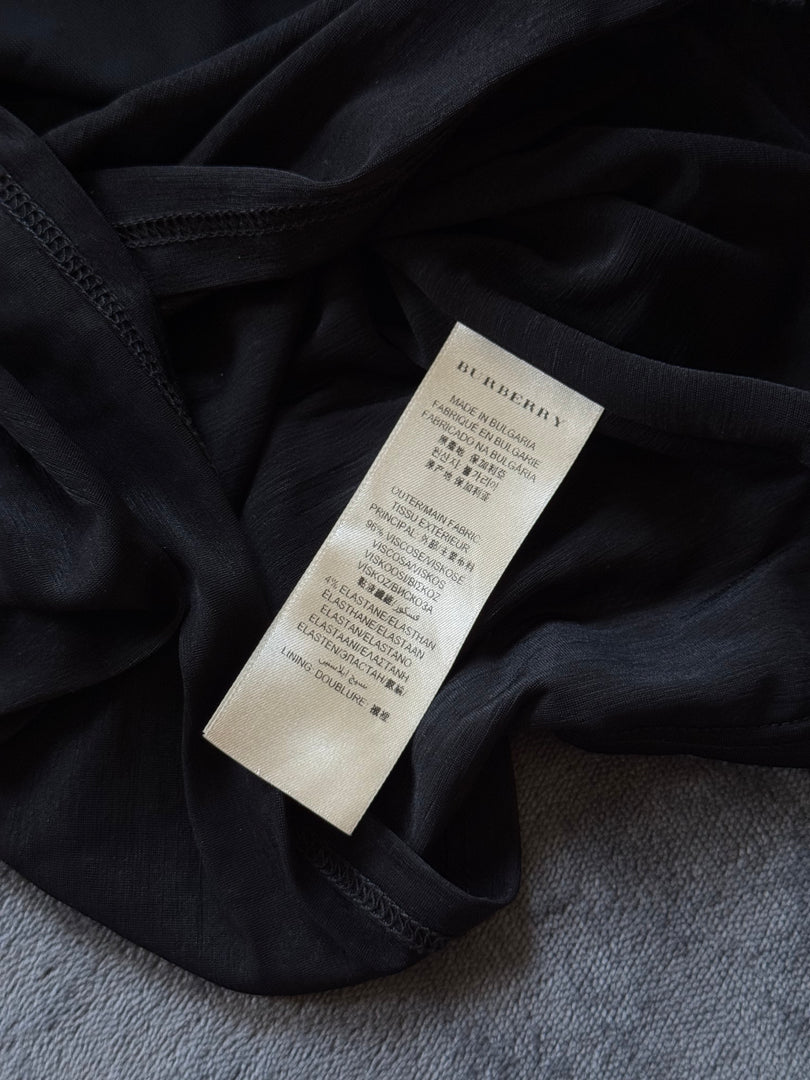 (ДАМСКО) (M) Burberry Black Ruched Pencil Top